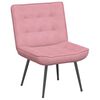 vidaXL Relaxsessel mit Hocker Rosa Samt