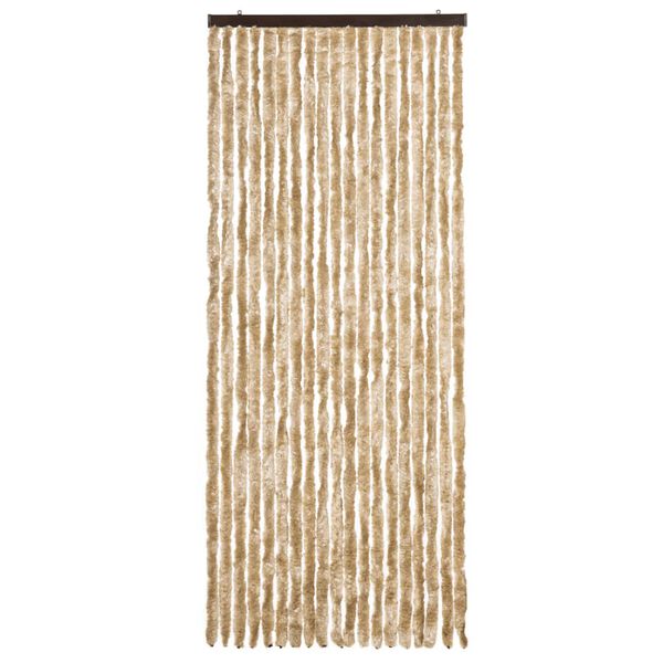 vidaXL Insektenschutz-Vorhang Beige 56x200 cm Chenille