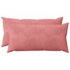 vidaXL Kissen mit Kissen HEERLEN 2 Stk. Rosa Samt