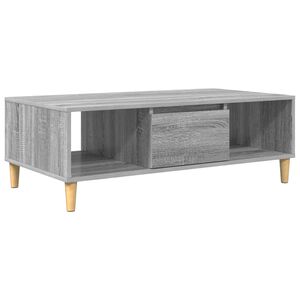vidaXL Couchtisch Graues Sonoma 102 x 55 x 35 cm Holzwerkstoff