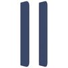 vidaXL Boxspringbett mit Matratze Blau 100x200 cm Stoff