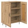 vidaXL Sideboard Artisan-Eiche 69,5 x 34 x 90 cm Verbundholz und Eisen