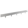 vidaXL Raseneinfassung 50 pcs 100 x 12 cm Stahl Silber