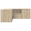 vidaXL Eckregal Sonoma-Eiche 200x40x45 cm Holzwerkstoff
