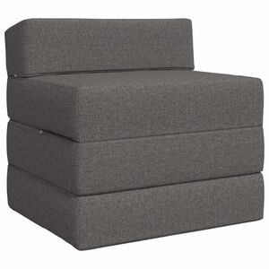 vidaXL Klappsofa Bett Hellgrau 70 x 60 x 63 cm Stoff