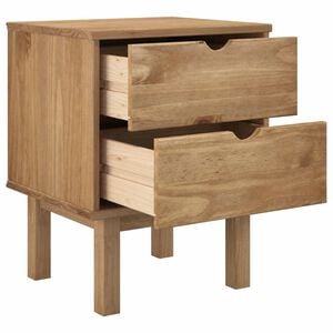 vidaXL Nachttisch OTTA 45x39x57 cm Massivholz Kiefer