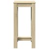 vidaXL Bartisch Sonoma-Eiche 51x50x103,5 cm Holzwerkstoff