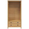 vidaXL Kleiderschrank Honigbraun 84 x 50 x 170 cm Massivholz Kiefer