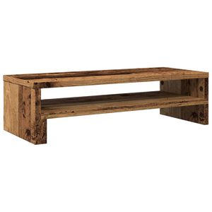 vidaXL Monitorst&auml;nder Altholz-Optik 54x22x15 cm Holzwerkstoff