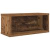 vidaXL CD Aufbewahrungsregal Eichenholz 40 x 17 x 17 cm Holzwerkstoff