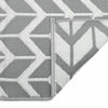 vidaXL Outdoor-Teppich ARAKIL Grau 140x200 cm PP