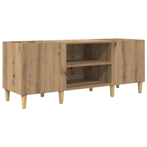 vidaXL Schallplattenschrank Artisan-Eiche 121 x 38 x 48 cm