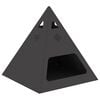 vidaXL Feuerstelle Schwarz 50 x 50 x 51 cm Wetterfeststahl