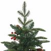 vidaXL K&uuml;nstlicher Weihnachtsbaum mit 150 LEDs mit St&auml;nder Gr&uuml;n 120 cm