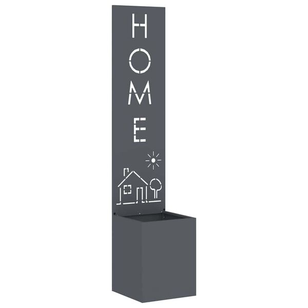 vidaXL Garten Sichtschutz-Leinwand Anthrazit 32 x 140 cm