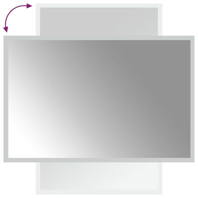 vidaXL LED-Badspiegel 40x60 cm