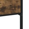 vidaXL Bettgestell ohne Matratze R&auml;uchereiche 120x200 cm Holzwerkstoff