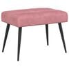 vidaXL Bank mit Knopfheftung Rosa 60 x 40 x 45 cm Samt