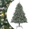 vidaXL K&uuml;nstlicher Weihnachtsbaum mit 300 LEDs mit St&auml;nder Gr&uuml;n 240 cm