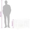 vidaXL Gartenbox 90x48x55 cm Massivholz Eukalyptus