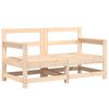vidaXL Garten-Ecksofas 2 Stk. Massivholz Kiefer