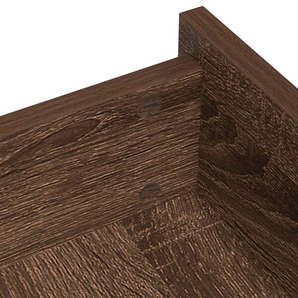 vidaXL Selbstklebende Schraubenabdeckung 12 pcs Braun Eichen-Optik