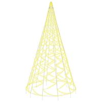 vidaXL LED-Weihnachtsbaum für Fahnenmast Warmweiß 3000 LEDs 800 cm