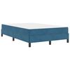 vidaXL Boxspringbett mit Matratze Dunkelblau 120 x 210 cm Stoff