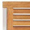 vidaXL Gartenstühle mit Kissen 2 Stk. Massivholz Teak und Stahl