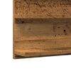 vidaXL Badspiegel mit Ablagen Altholz-Optik 90x11x45 cm Holzwerkstoff