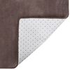 vidaXL Hochflor-Teppich Taupe 230x160 cm