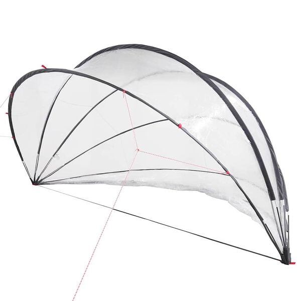 vidaXL Pool-Dome Transparent 472 x 460 x 229 cm PVC