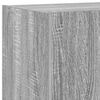 vidaXL TV-Wandschr&auml;nke mit LED-Leuchten 2 Stk. Grau Sonoma 80x35x31 cm