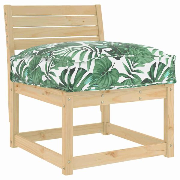 vidaXL Kissen Blatt Blattmuster 60 x 40 x 8 cm Oxford-Stoff