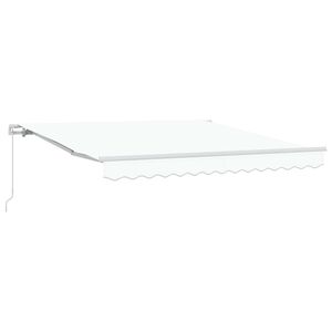 vidaXL Markise Wei&szlig; 300 x 250 x 165 cm Polyester