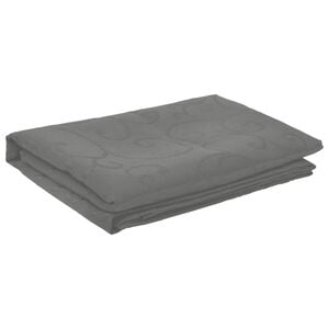 vidaXL Tischdecke Rechteckig Hellgrau 110 x 160 cm
