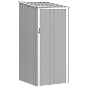 vidaXL Ger&auml;tehaus Grau 87x98x159 cm Verzinkter Stahl