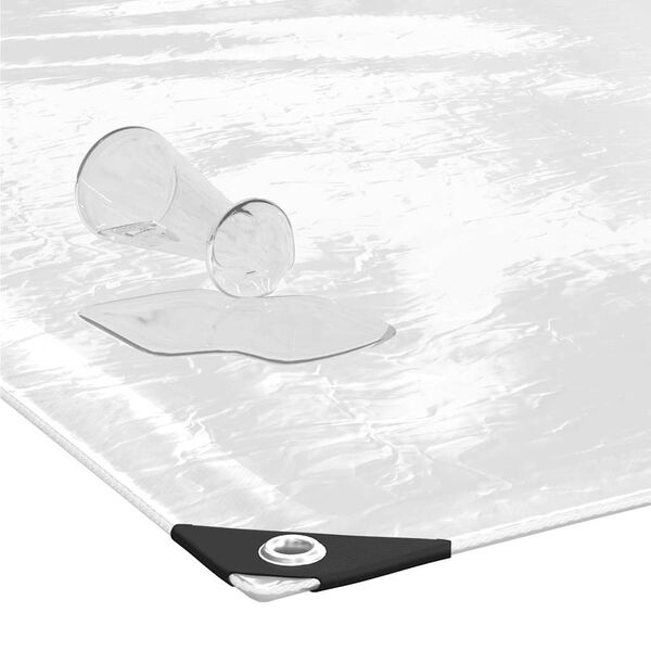 vidaXL Pflanzenabdeckung mit &Ouml;sen 3x6 m PVC