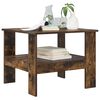 vidaXL Couchtisch Ger&auml;ucherte Eiche 57 x 55 x 45 cm Holzwerkstoff