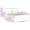 vidaXL Bettrahmen Ger&auml;ucherte Eiche 180 x 200 cm Massives Kiefernholz