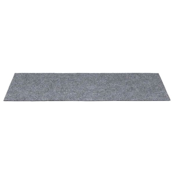 vidaXL Stufenmatten Selbstklebend 15 Stk. 60x25 cm Hellgrau Rechteckig