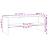 vidaXL TV-Schrank Betongrau 100x40x40 cm Holzwerkstoff