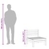 vidaXL Gartensofa 3-Sitzer Kiefernholz Impr&auml;gniert