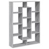vidaXL B&uuml;cherregal Grau Sonoma 102x29x143 cm Holzwerkstoff