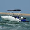 vidaXL 3-Bow Bimini-Top mit Seitenteilen 183x(185-198)x137 cm
