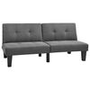 vidaXL Sofas Bett Hellgrau 162 x 88 x 36 cm Stoff