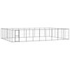 vidaXL Outdoor-Hundezwinger Stahl 65,34 m&sup2;