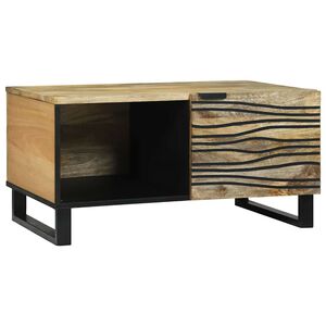 vidaXL Couchtisch Natur 80 x 50 x 40 cm Holzwerkstoff