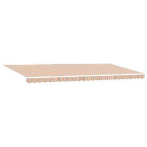 vidaXL Ausziehbare Markise Mehrfarbig 600 x 300 cm Stoff und Aluminium