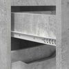 vidaXL Badezimmerschrank Beton Grau 30,5 x 30 x 101 cm Holzwerkstoff